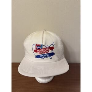 Vintage Pepsi Hat Cap Snapback White Trucker Cola USA America 80s 90s Embroider
